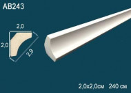 Лепнина Perfect AB243F Карниз гладкий гибкий