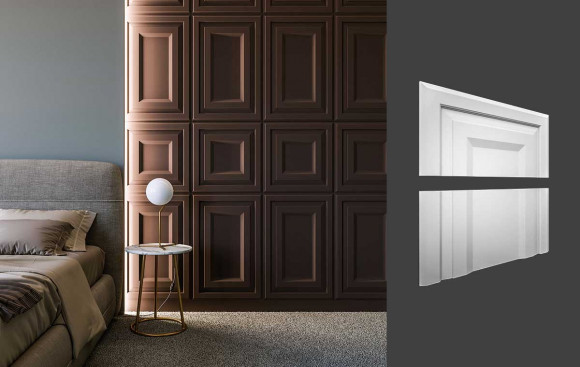 3D гипсовые панели DECO LINE MODERN F-02