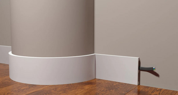 Плинтус из дюрополимера Decor Dizayn DD709F гибкий