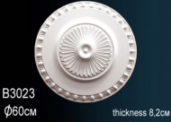 Лепнина Perfect B3023 Розетка потолочная Лепнина Perfect B3023 Розетка потолочная