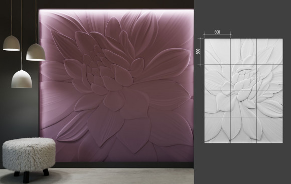 Барельеф Deco Line LOTUS Барельеф Deco Line LOTUS