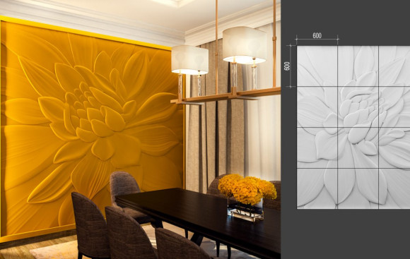 Барельеф Deco Line LOTUS Барельеф Deco Line LOTUS