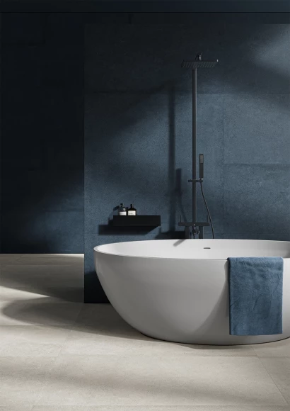 Керамогранит матовый STARO Urban Concrete Cobalt 60x120 Relief Matt