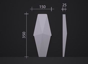 3D гипсовые панели DECO LINE MODERN M-36