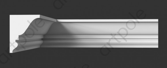 Карниз гладкий гипсовый ARTPOLE SKT145