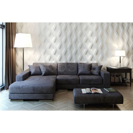 Гипсовая 3D-панель DecoStyl Plisse