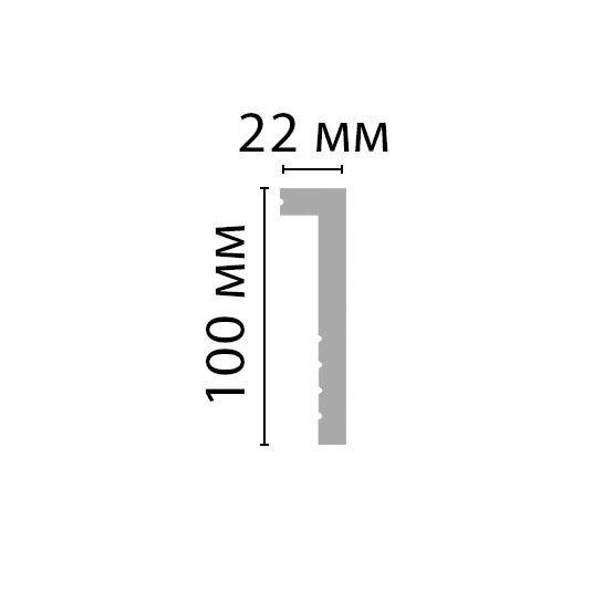 Decomaster D171 Плинтус напольный
