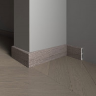 Окрашенный плинтус Decor Dizayn 706-80SH серый