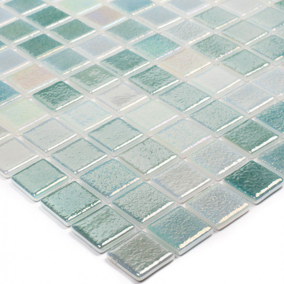Мозаика Vidrepur Shell Mix Green 553/554 (на сетке) Мозаика Vidrepur Shell Mix Green 553/554 (на сетке)