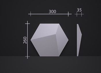 3D гипсовые панели DECO LINE MODERN M-30