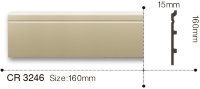 Лепнина Fabello Decor CR 3246 (2,00 м) плинтус напольный
