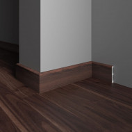 Окрашенный плинтус Decor Dizayn 706-88SH дуб тобакко