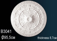 Лепнина Perfect B3041 Розетка потолочная Лепнина Perfect B3041 Розетка потолочная