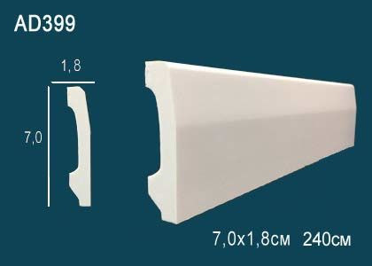 Лепнина Perfect AD399F Молдинг гладкий гибкий