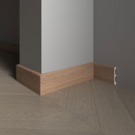 Окрашенный плинтус Decor Dizayn 706-90SH орех