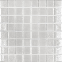 Мозаика Vidrepur Shell № 563 White (на сетке) 38x38