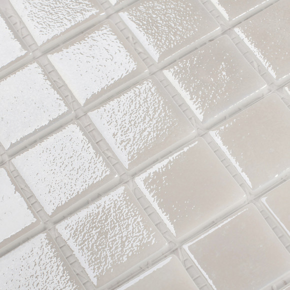 Мозаика Vidrepur Shell № 563 White (на сетке) 38x38 Мозаика Vidrepur Shell № 563 White (на сетке) 38x38