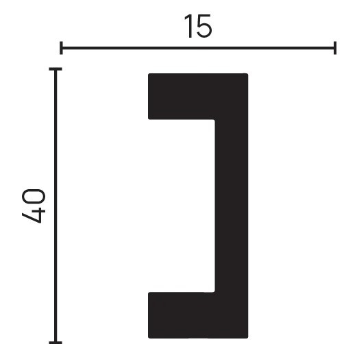 Окрашенная лепнина Decor Dizayn 618-64SH Молдинг