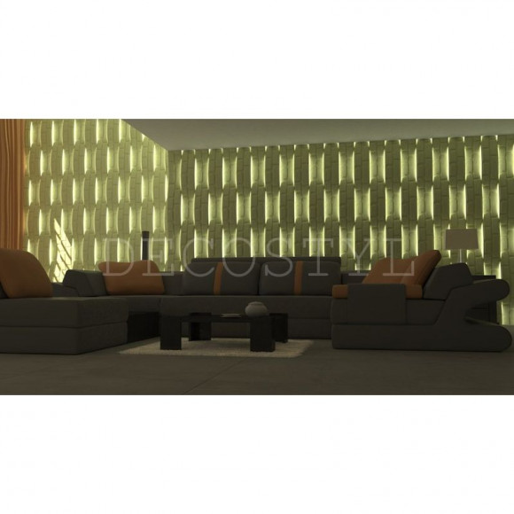 Световые 3D-панели DecoStyl Lightbrick