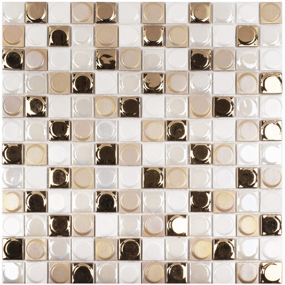 Мозаика Vidrepur Mix Aura Gold Blend (на сетке) Мозаика Vidrepur Mix Aura Gold Blend (на сетке)