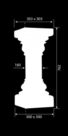 Декор из стекловолокна DECORUS PT-002 Пьедестал