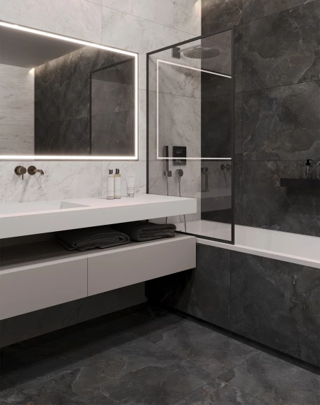 Керамогранит сатинированный STARO Bogema Trentino Grey 60x120 Satin