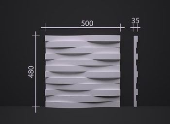 3D гипсовые панели DECO LINE MODERN M-29