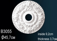 Лепнина Perfect B3055 Розетка потолочная Лепнина Perfect B3055 Розетка потолочная