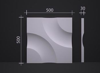 3D гипсовые панели DECO LINE MODERN M-25