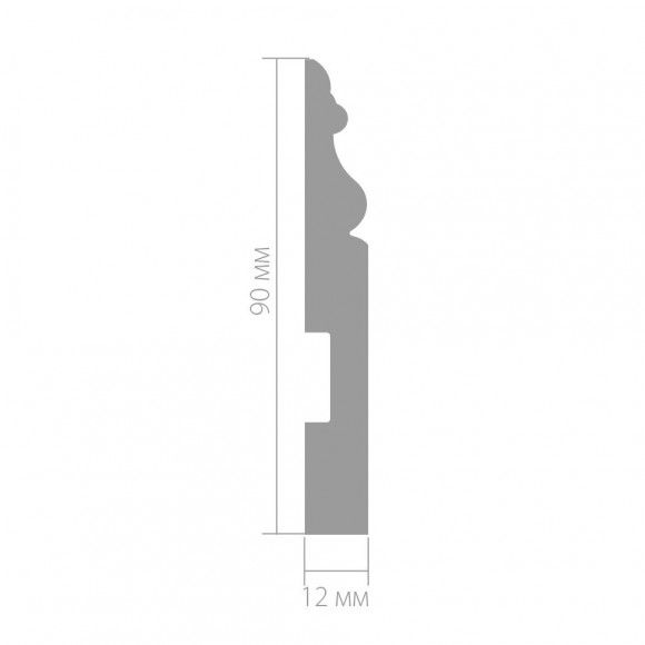 Декор ЛДФ Ultrawood Base 5271 i 2.00 плинтус напольный