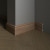 Окрашенный плинтус Decor Dizayn 701-90SH орех