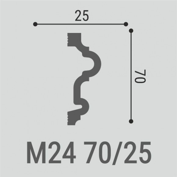 Молдинг Bellо-Deco XPS М 24