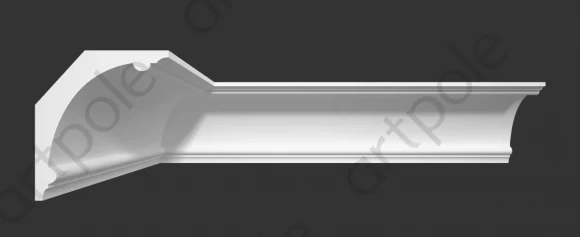 Карниз гладкий гипсовый ARTPOLE SKT218 Карниз гладкий гипсовый ARTPOLE SKT218