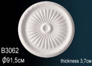 Лепнина Perfect B3062 Розетка потолочная Лепнина Perfect B3062 Розетка потолочная