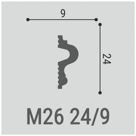 Молдинг Bellо-Deco XPS М 26
