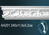 Лепнина Perfect AA201F Карниз гибкий