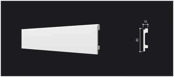 Плинтус из дюрополимера Decor Dizayn DD723