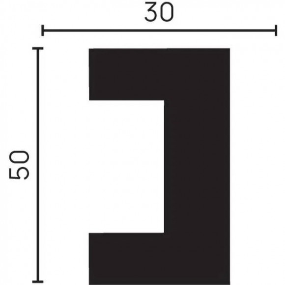Окрашенная лепнина Decor Dizayn 613-83SH Молдинг Окрашенная лепнина Decor Dizayn 613-83SH Молдинг