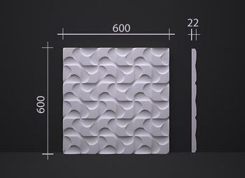 3D гипсовые панели DECO LINE MODERN M-43