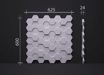 3D гипсовые панели DECO LINE MODERN M-44