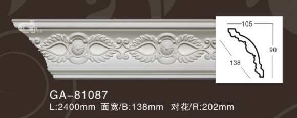 Лепнина ARTFLEX NEW GA-81087 Карниз с орнаментом