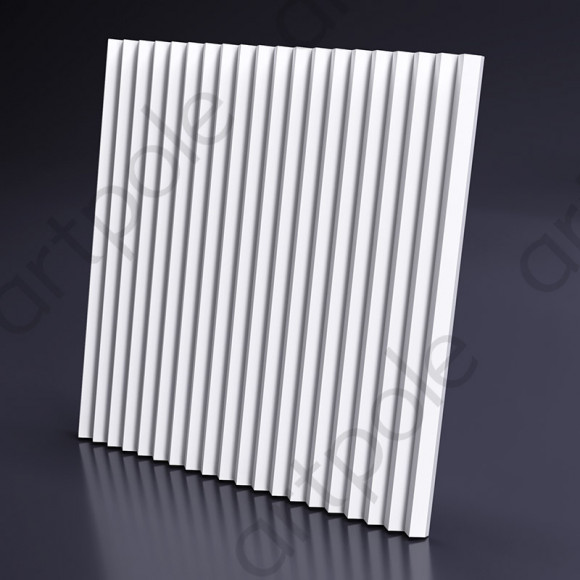 Дизайнерская панель 3D из гипса ARTPOLE ZIGZAG