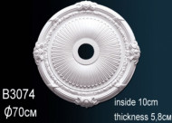 Лепнина Perfect B3074 Розетка потолочная Лепнина Perfect B3074 Розетка потолочная