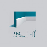 Плинтус из ударопрочного полимера Перфект Плюс P142