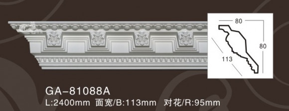 Лепнина ARTFLEX NEW GA-81088-80 Карниз с орнаментом