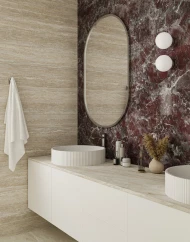 Керамогранит матовый STARO Dolomites Travertin Classic Noce 60x120 Matt Carving