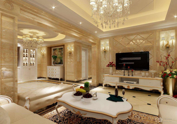 Мрамор (имитация) стеновая панель Golden Cream 282A