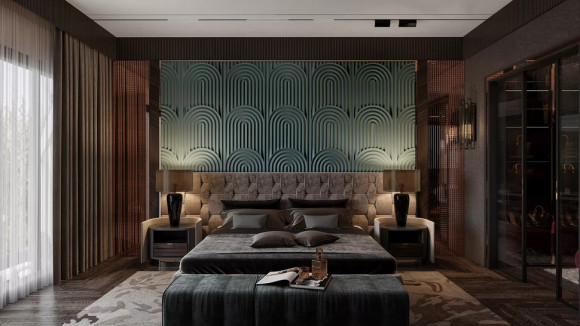 Дизайнерская панель 3D из гипса ARTPOLE KARFAGEN