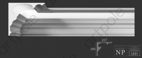 Световой карниз гипсовый ARTPOLE SKTL22