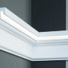 Фасадный декор Leptonika KC 308 LED Карниз с гладким профилем